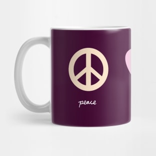 Peace Love Mah-jong Mug